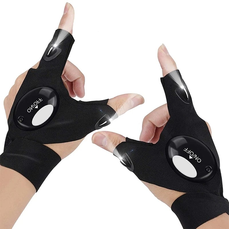 LED gloves with waterproof lightš„