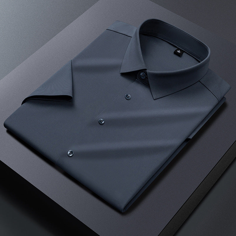 Ice Silk Seamless Stretch Shirt