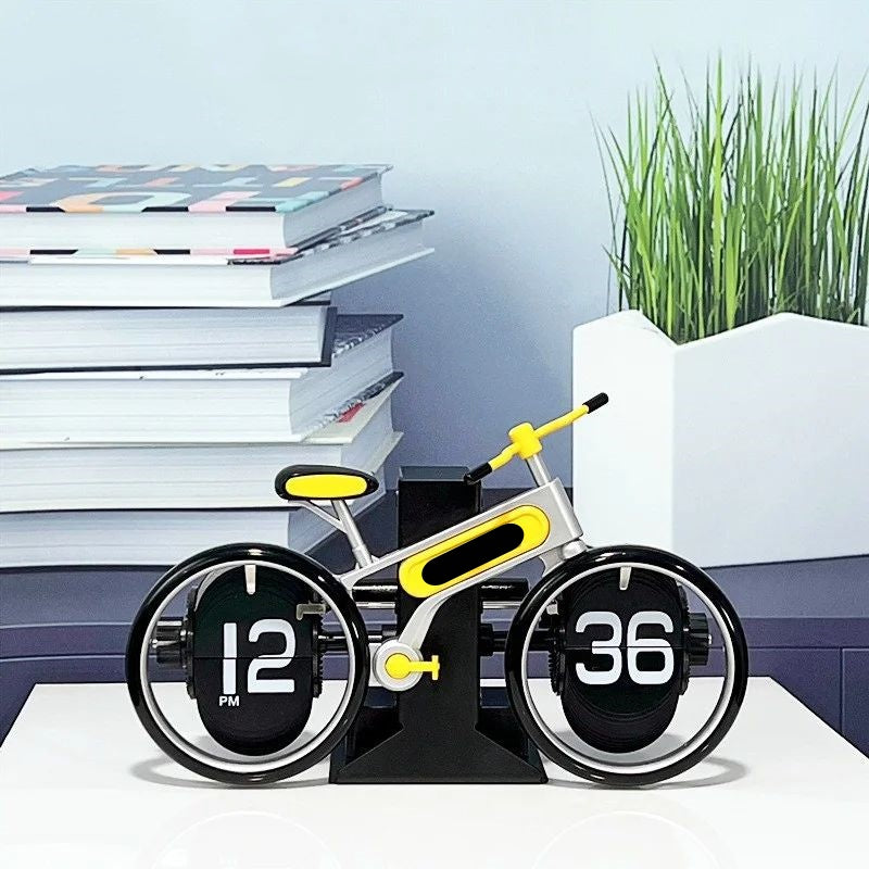 Driving shape digital flip clock
