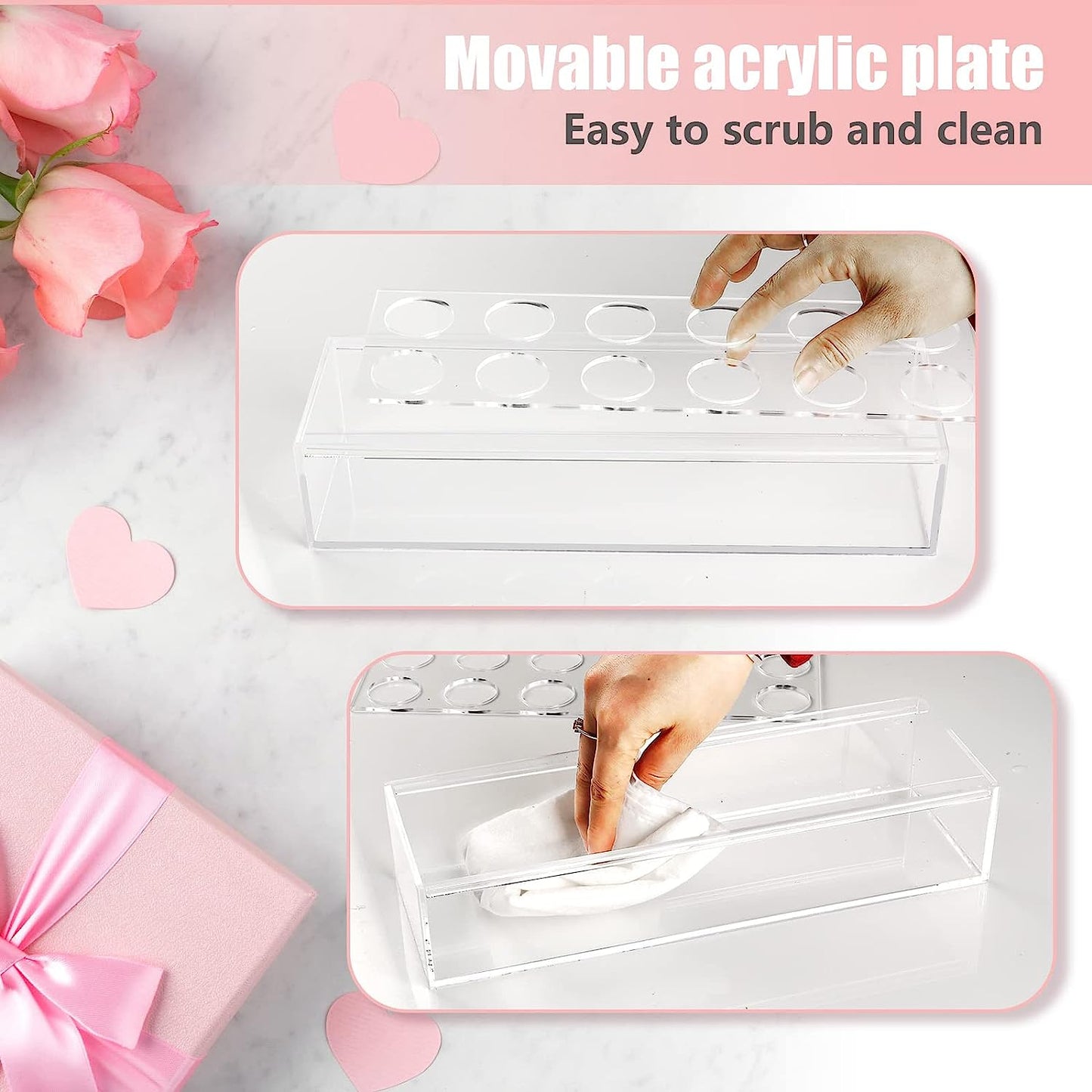 Clear Acrylic Flower Vase Mother's Day Gift (Buy 3 Free Shipping)
