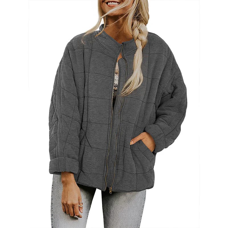 đNew Arrivals - Womenâs Zip-Up Quilted Jacket