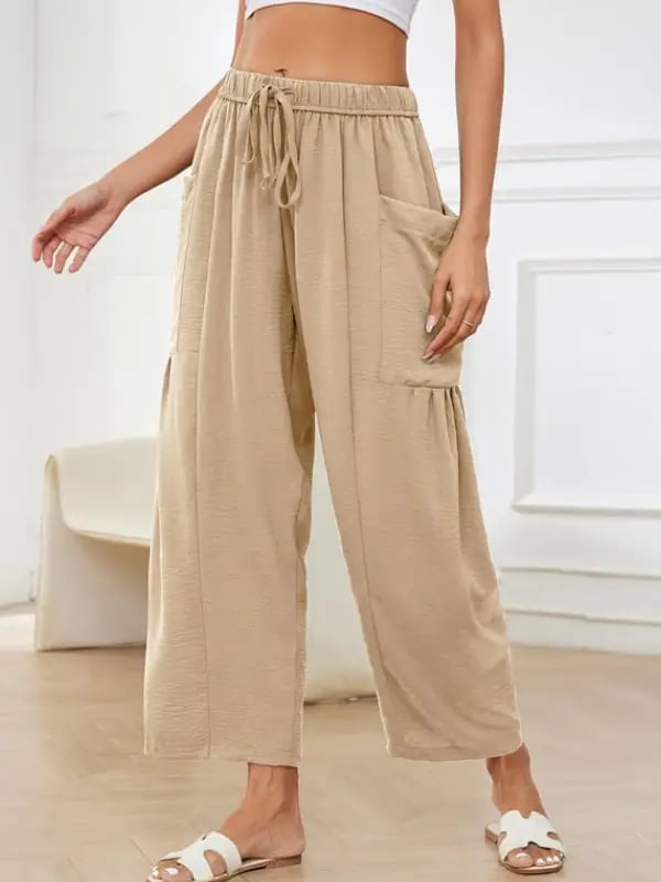 Women's Loose Wide Leg Pants with Pockets