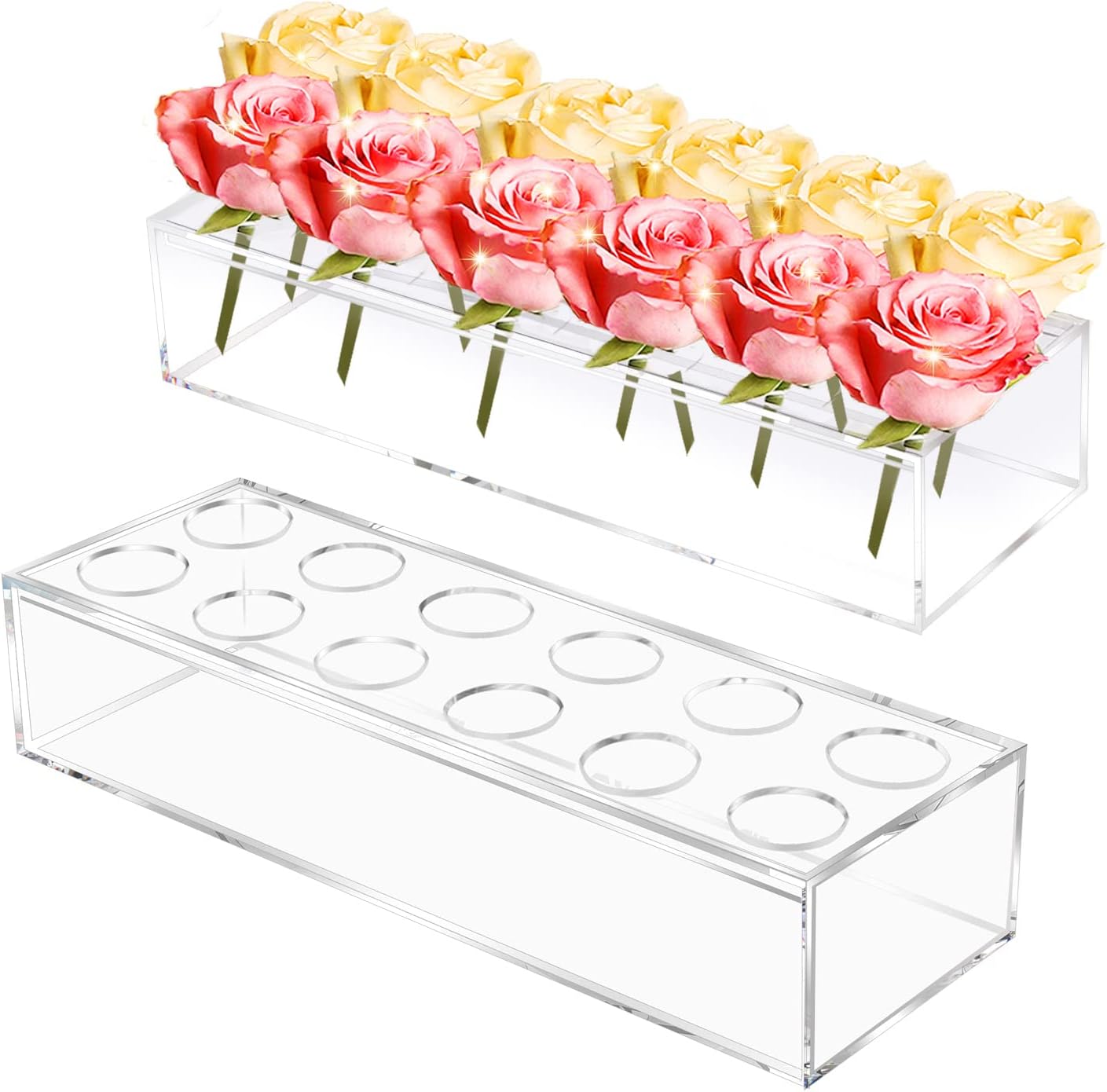 Clear Acrylic Flower Vase Mother's Day Gift (Buy 3 Free Shipping)