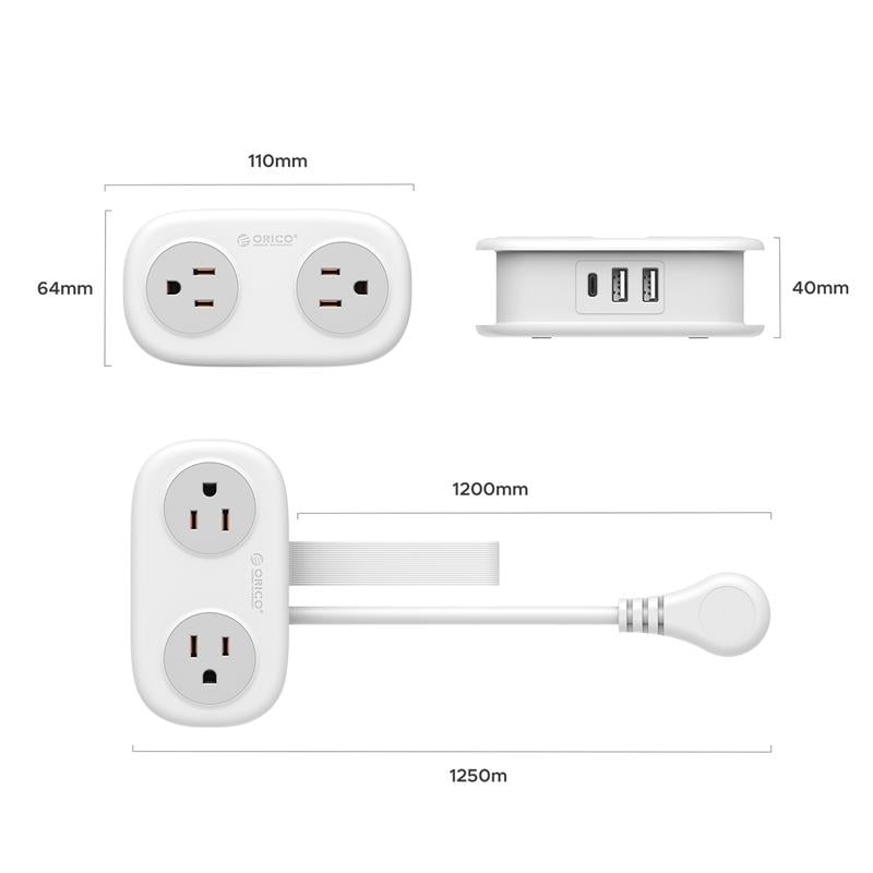 🎁🔥Travel Power Strip