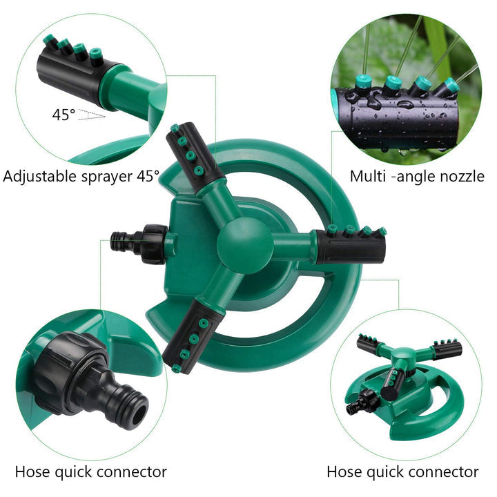 SpinSplash 360° Rotation Sprinkler