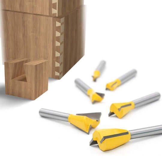 6PCS DOVETAIL ROUTER BIT SET HOT SALE