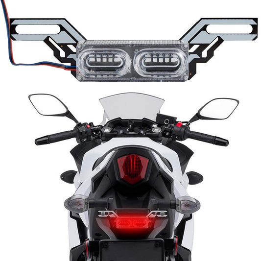 Motorcycle Strobe License Plate Light