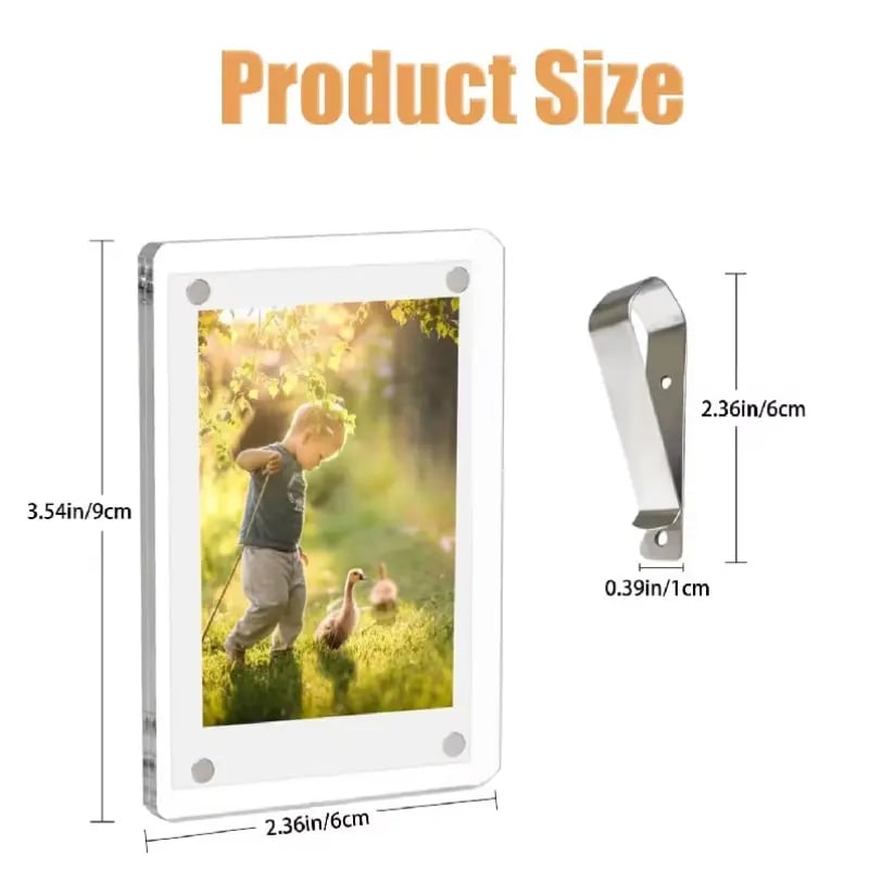 🔥Magnetic Car Sun Visor Photo Clips