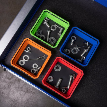 🛠️ Upgrade Collapsible Magnetic Parts Tray – Organize Small Tools & Parts!