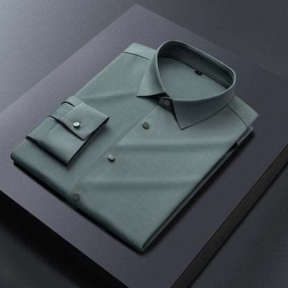 Ice Silk Seamless Stretch Shirt