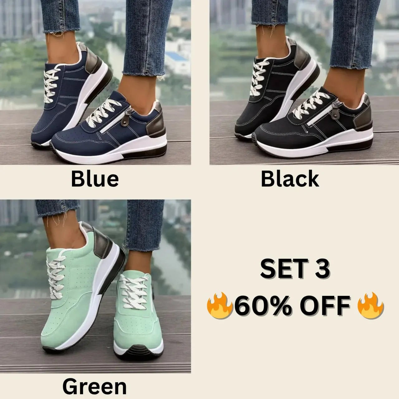 🔥Best Seller-Last Day Sale 60% OFF🔥Plus Size Women's Versatile Low Top Fashion Sneakers