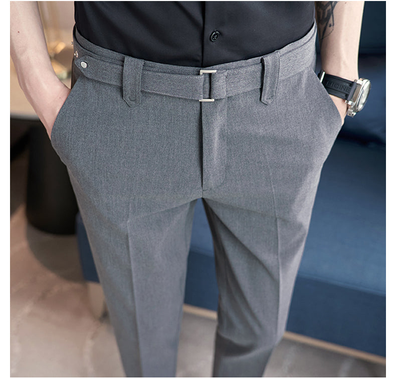 Naples Italian style men's nine-point suit pants – buckmen.com