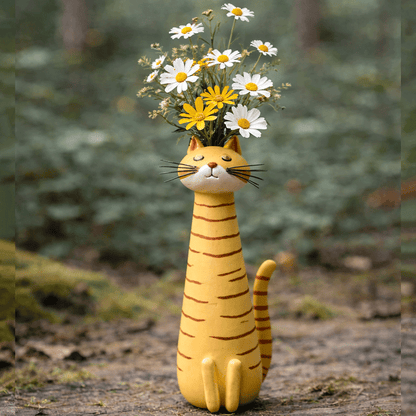Quirky Cat Vase