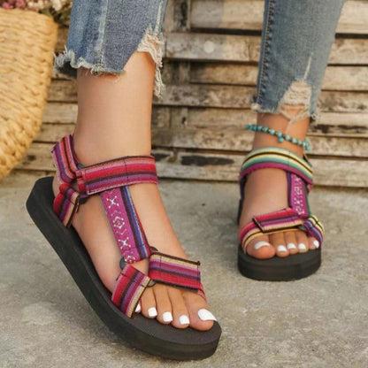 Casual Patchwork Round Out Door Shoes