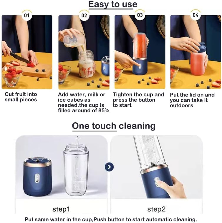 6 Blades Portable Blender
