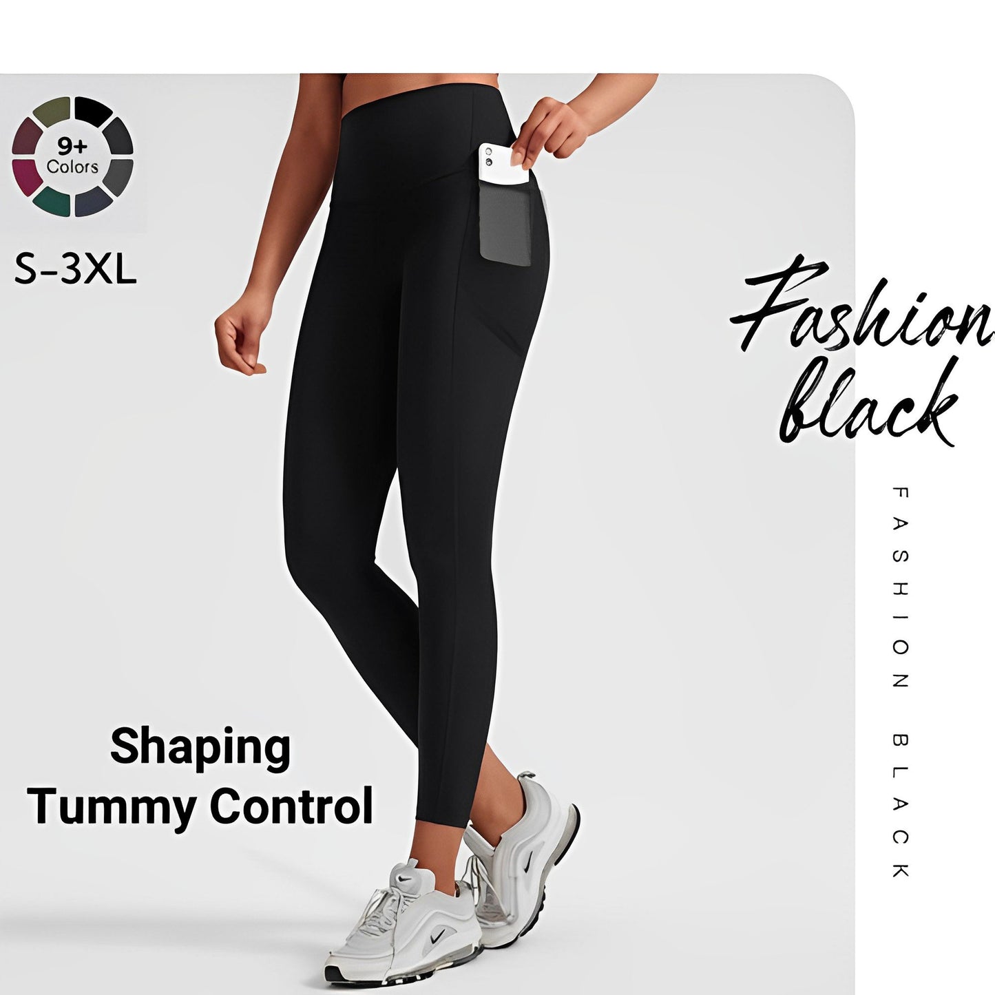 🎁Last Day 49% OFF 🔥High Waisted Side Pocket Shaping Training Leggings