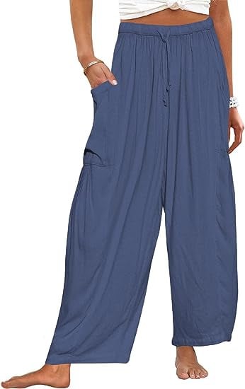 Women's  Loose Wide Leg Pants with Pockets