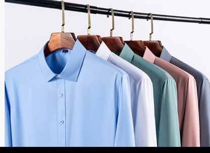 Men's Wrinkle-Free Button-Down Shirt