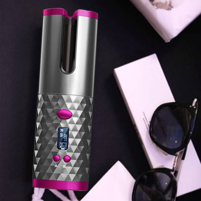 Auto Rotating Ceramic Hair Curler