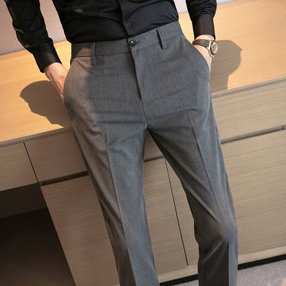 men's slim business suit pants