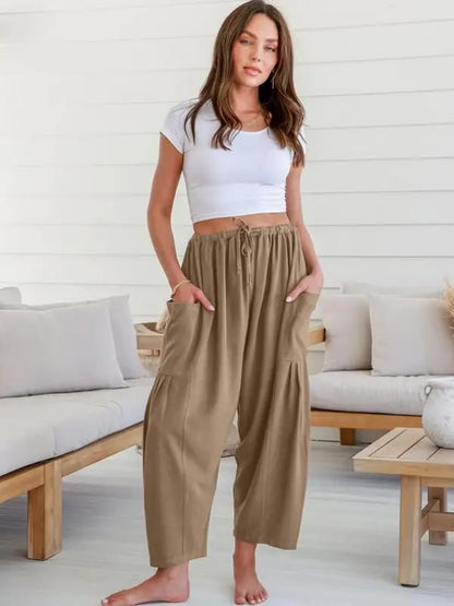 Women's  Loose Wide Leg Pants with Pockets