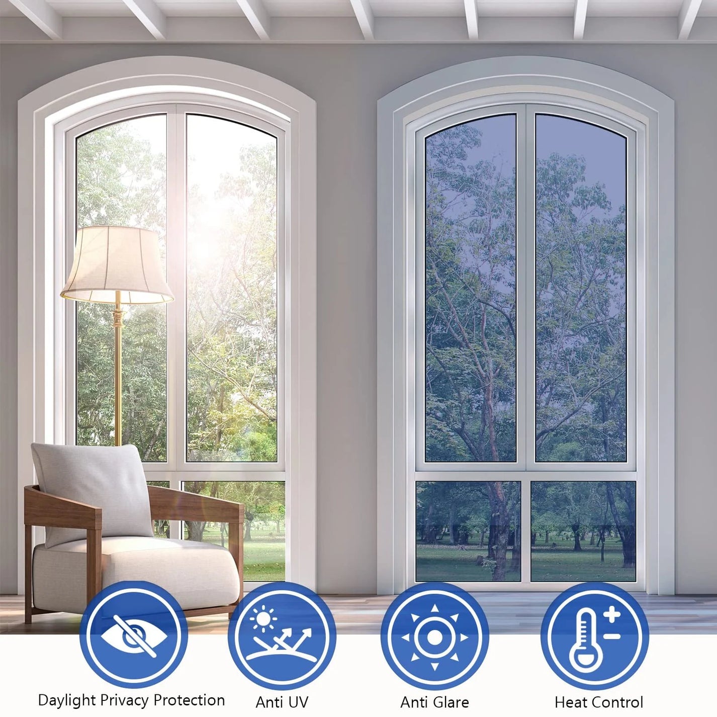 🔥HOT SALE 🔥Privacy Sun Blocking Anti UV Reflective Window Film - BUY M ...
