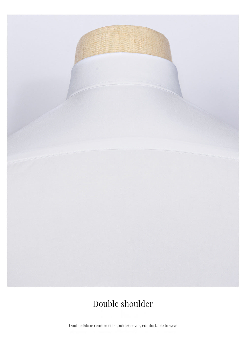 230 count white shirt 100% cotton DP ready-made garment non-ironing high-end