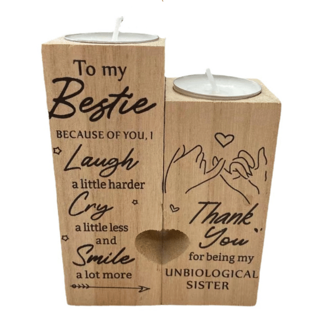 Smile A Lot More - Candle Holder