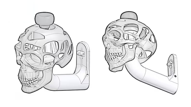 3D Skull Helmet Display Package🔥BUY 2 FREE SHIPPING