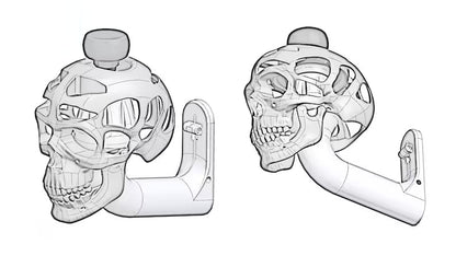 3D Skull Helmet Display Package🔥BUY 2 FREE SHIPPING