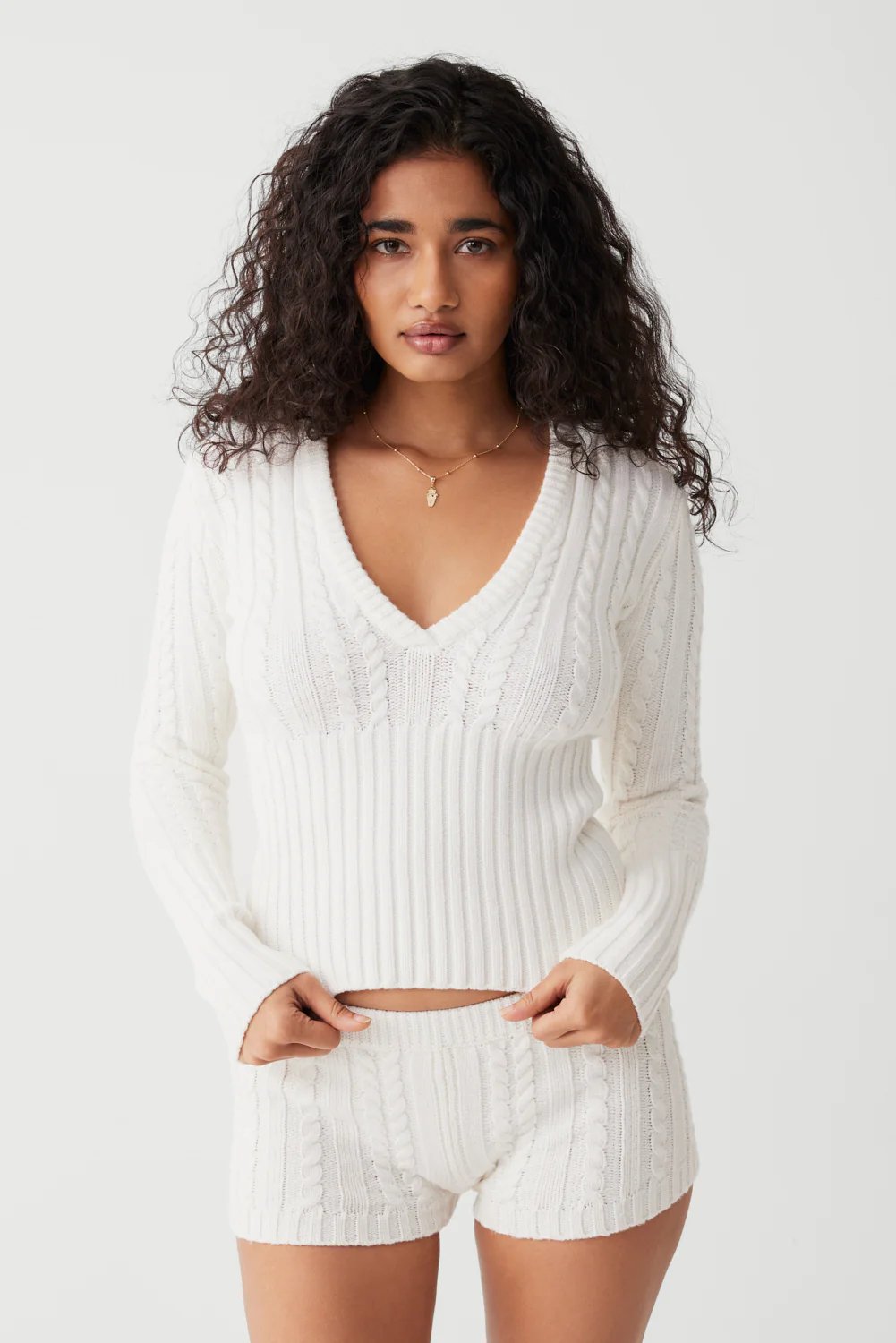 Cable Cloud Knit Sweater