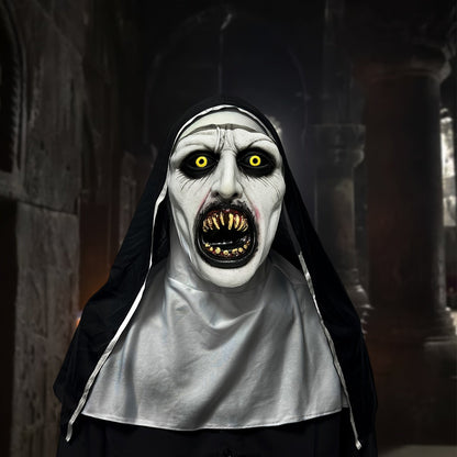 🎃Halloween Sale 49% OFF✨Horror Latex Nun Mask😈