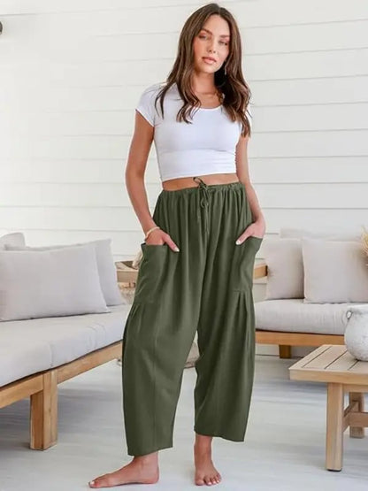 Women's  Loose Wide Leg Pants with Pockets