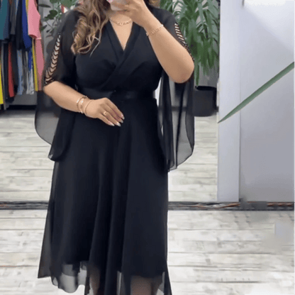 Women’s Elegant V-Neck Dress