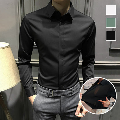Men's Wrinkle-Free Button-Down Shirt