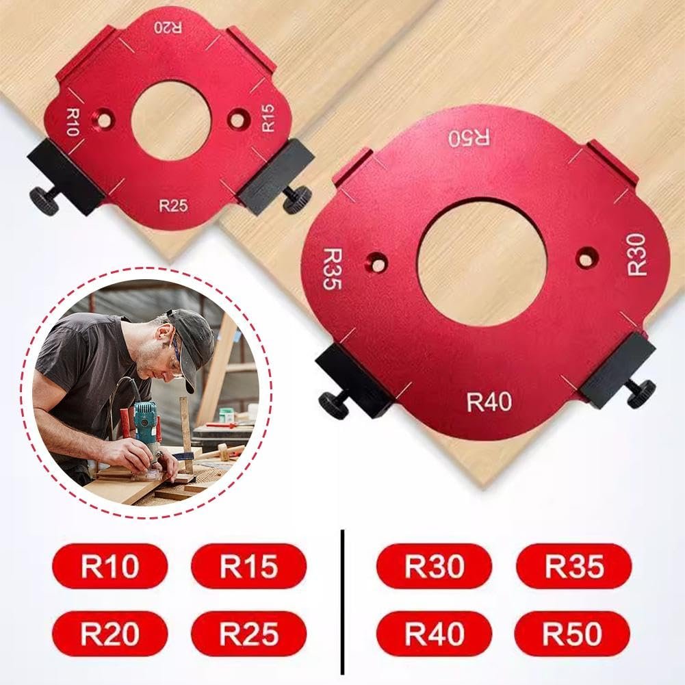 Trimmer Cutting R Angle Arc Template
