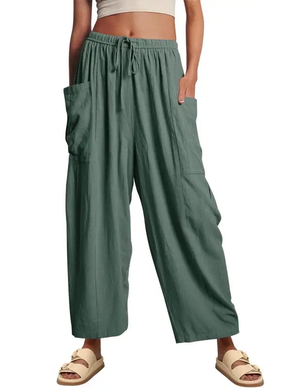 Women's  Loose Wide Leg Pants with Pockets