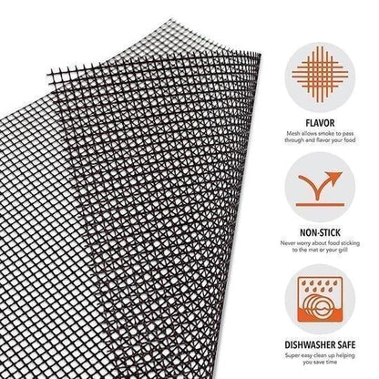(49% OFF) Non-stick BBQ Grill Mesh Mat