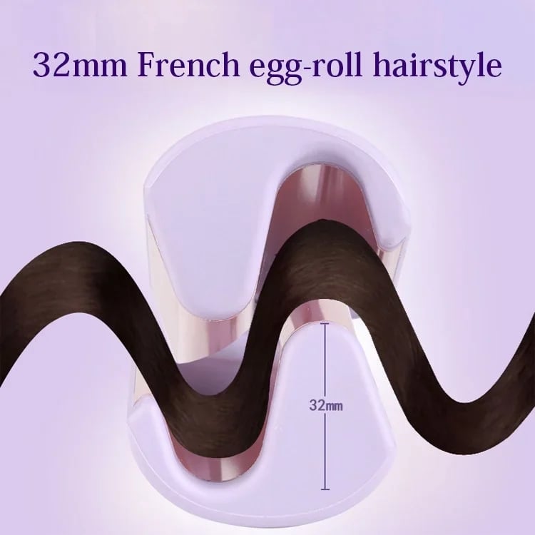 Rommantic French egg roll curling iron