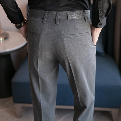 men's slim business suit pants