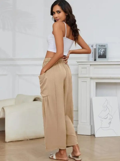 Women's  Loose Wide Leg Pants with Pockets