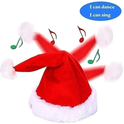 🎅Electric Christmas Hat SALE 🔔 This Santa hat can sing and dance!🎵