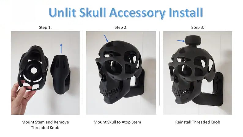 3D Skull Helmet Display Package🔥BUY 2 FREE SHIPPING