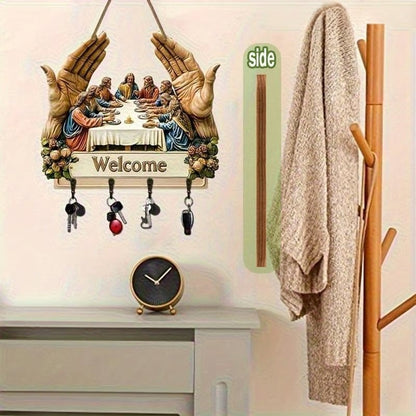 ✝️ Jesus & Disciples Wall Art Key Holder