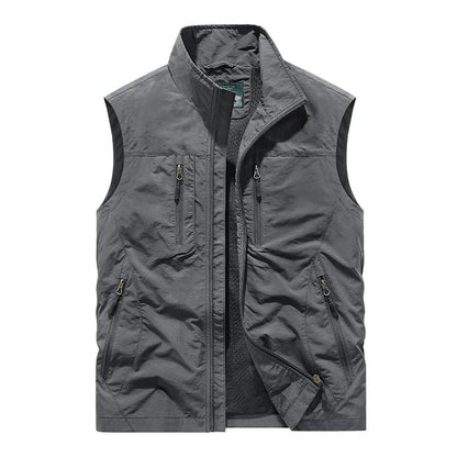 🔥Men's Oversized Sleeveless Vest Jacket With Pockets🧥
