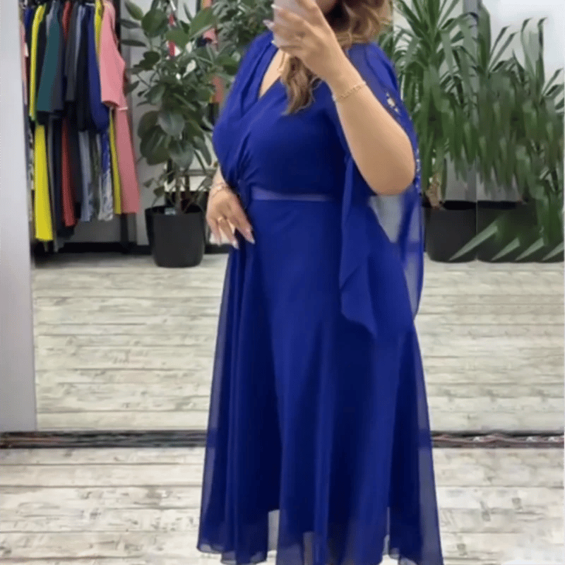 Women’s Elegant V-Neck Dress