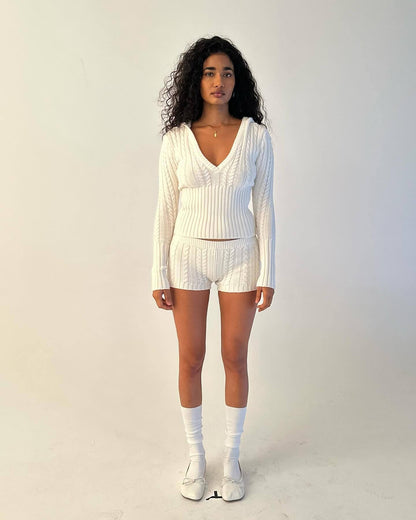 Cable Cloud Knit Sweater