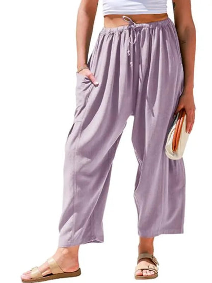 Women's  Loose Wide Leg Pants with Pockets