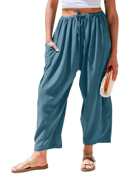Women's  Loose Wide Leg Pants with Pockets