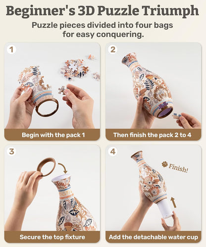 🎁🎁3D Puzzle Vase